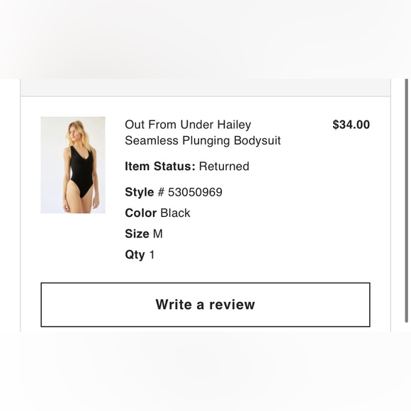 Out from under Hailey seamless plunging bodysuit - Picture 4 of 4